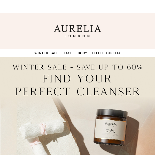 Up to 60% off Cleansers