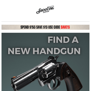 Looking for a New a Handgun? Search 6,000 options.
