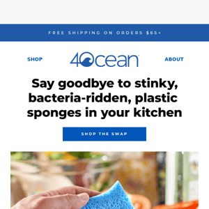 👋 Goodbye, Stinky Kitchen Sponges!