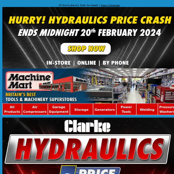 Reminder: Hydraulic Garage Gear Heroes Price Crash Ends Tomorrow!