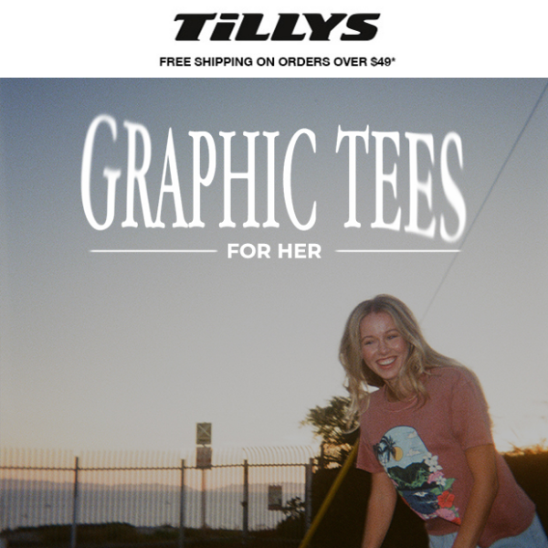 The Hottest Graphic Tees | Only at Tillys
