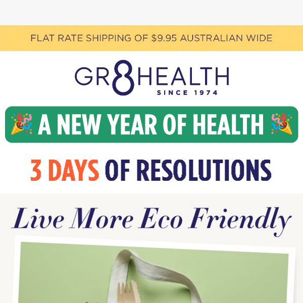 🎉NY Resolutions 👉 Live More Eco Friendly