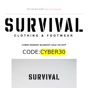 Cyber Monday Blowout Sale 30%OFF Entire Website