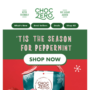 Peppermint Keto Bark is only $4.99 a bag this Black Friday 🍫🎄