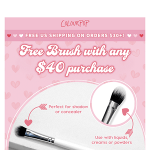 omg, FREE BRUSH ends midnight! 💗