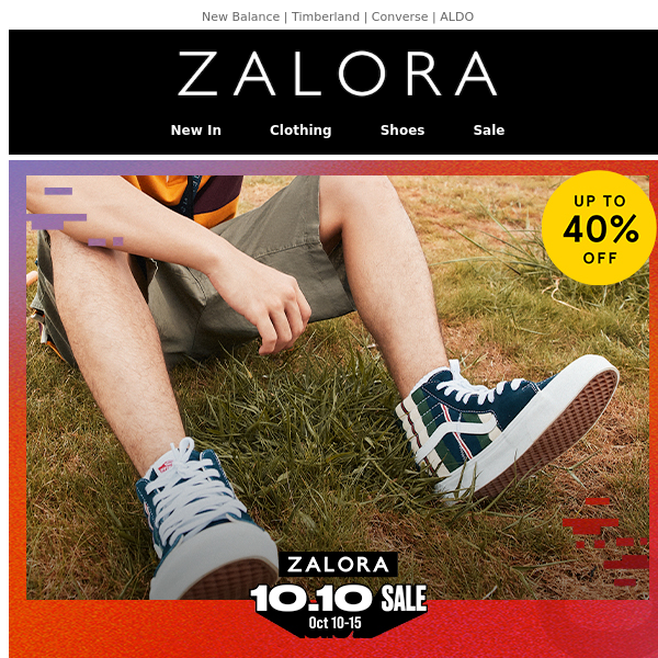 Grab the PERFECT pair at 35% OFF ❤️👟 - ZALORA Philippines