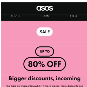 🚨The up-to-80%-off Sale just got BIGGER🚨