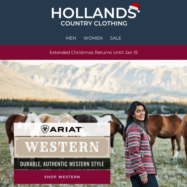 Yeehaw! Ariat Western is Here. 🤠 - Hollands Country Clothing