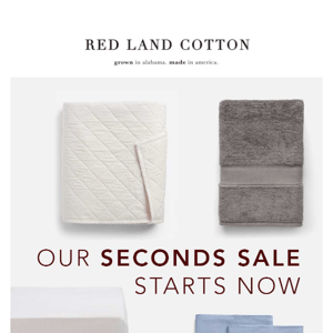 Our Seconds Sale is LIVE! 🌟