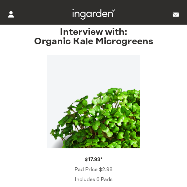 Meet the microgreen: Kale  + Recipe Idea 🌱