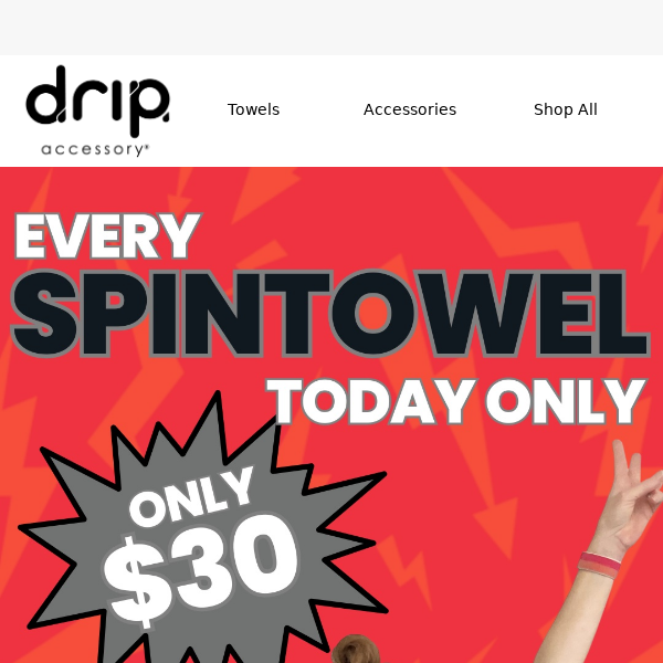 Every SPINTOWEL $30 - Time is Running Out! 😍