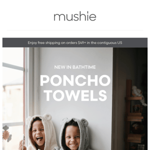 New: Bear Poncho Towels ✨
