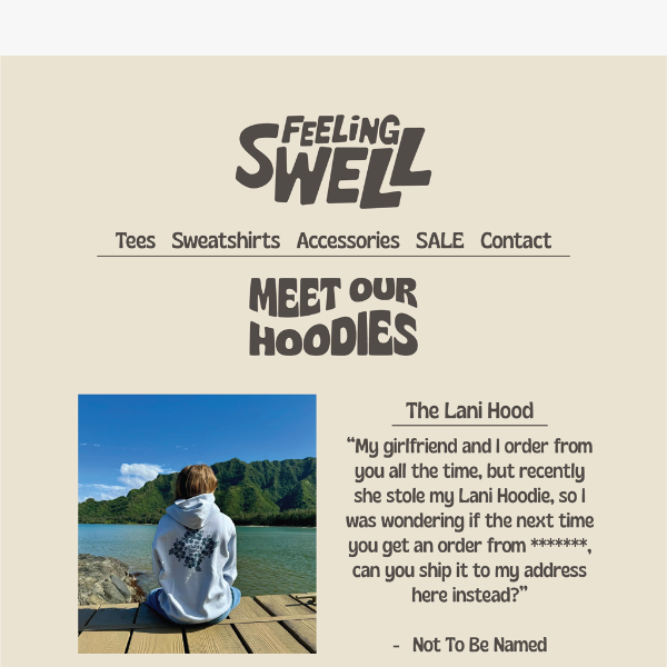 Meet our hoodies!