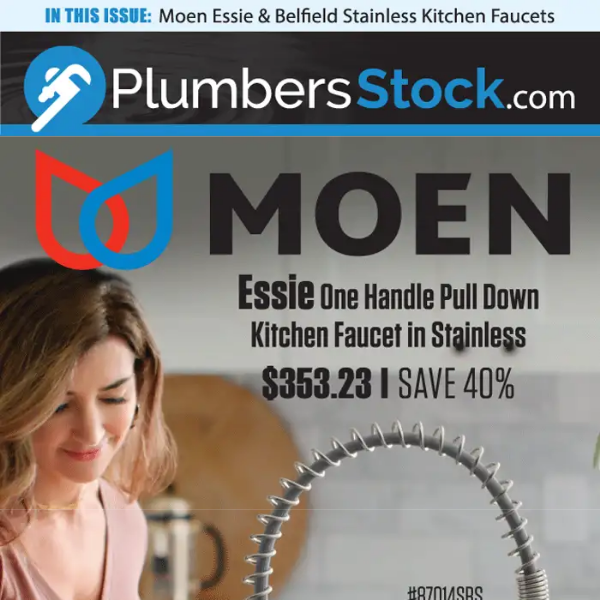 Moen - Stainless Kitchen Faucets