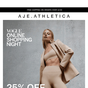 25% Off AJE ATHLETICA | Two Days Only
