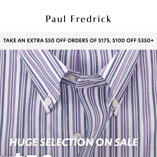 $59 shirts—tons of styles on sale now