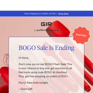 🚨 BOGO is about to Go Go!