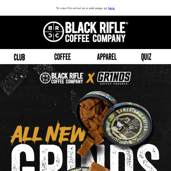 BRCC x GRINDS | All-new flavors of premium caffeine pouches! ⚡