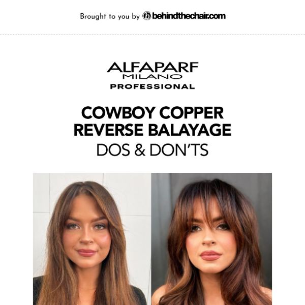 Cowboy Copper: Reverse Balayage Dos & Don’ts 🤠