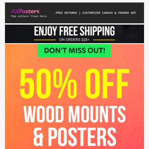 Wood mounted art is having a moment & is on sale!