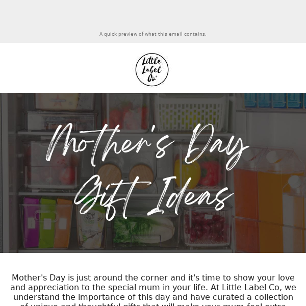 🌼 Mother's Day Gift Ideas