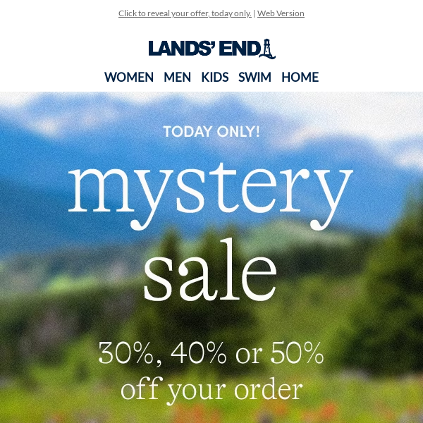 Spring mystery savings are in bloom!