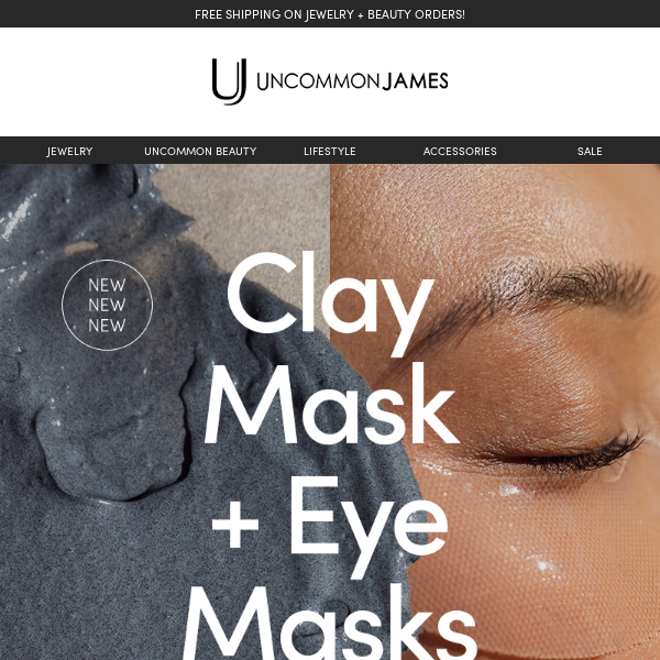 NEW IN: Clay Mask + Eye Masks