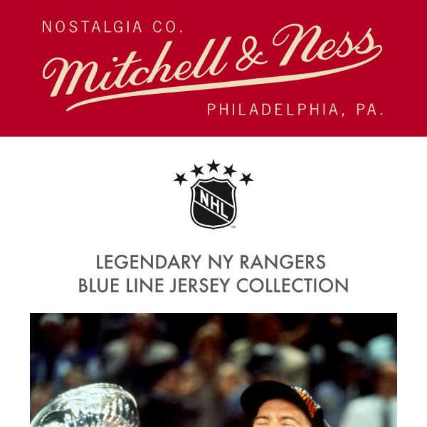 Mitchell & Ness Rangers Mark Messier 1993 Road Jersey