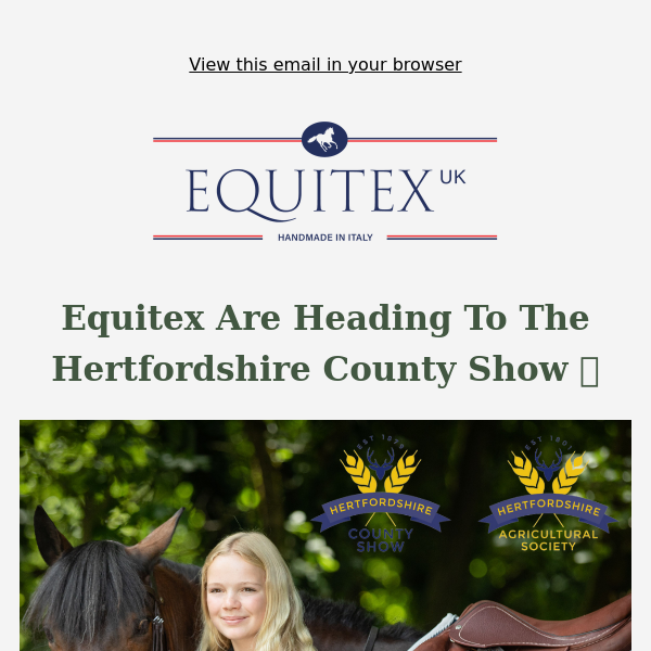 Heading To The Hertfordshire County Show?🌾