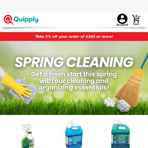 Spring Into Cleaning! 💐