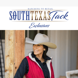 Exclusively available at South Texas Tack!