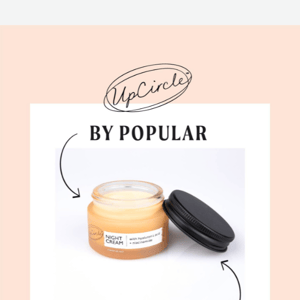 Up Circle, travel night cream is HERE!