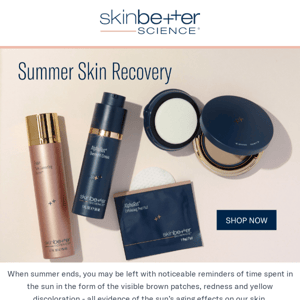 Your Summer Skin Recovery Plan is Here!