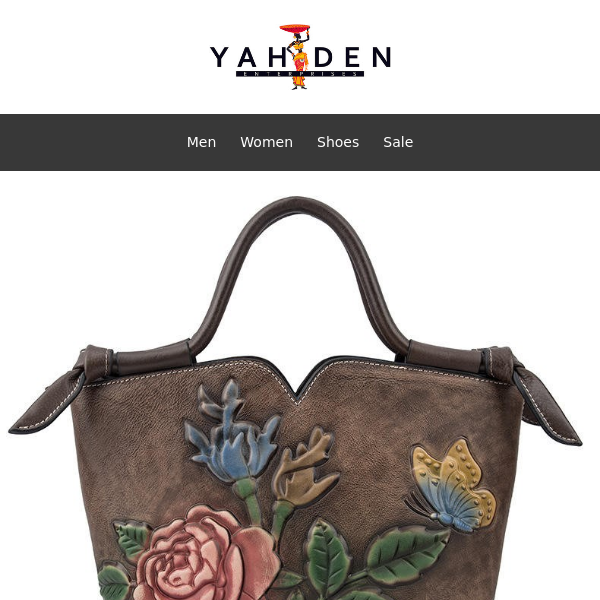 Splash into Savings with 20% Off Leather Handbags at Yah'den Enterprises