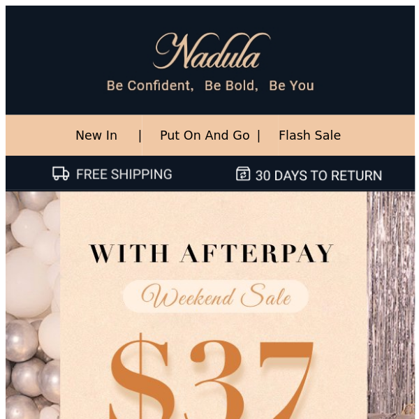 Alert!! Weekend $37 (26 Inch) Afterpay Sale is coming to an end.