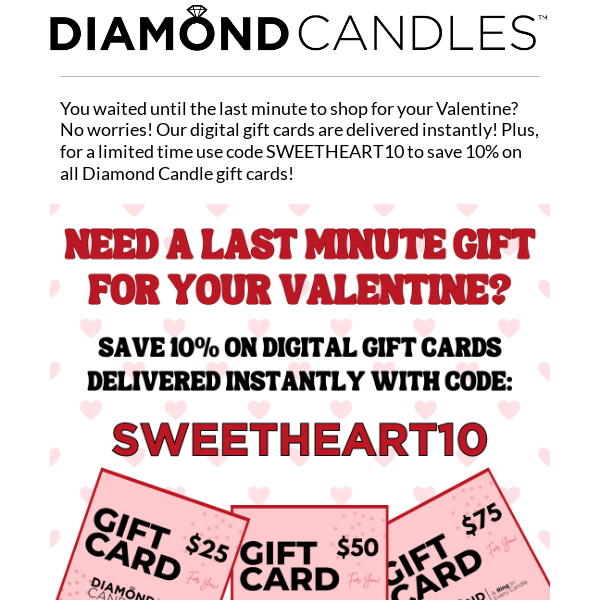 Need a gift by Valentine's Day? We've got you covered! 💋