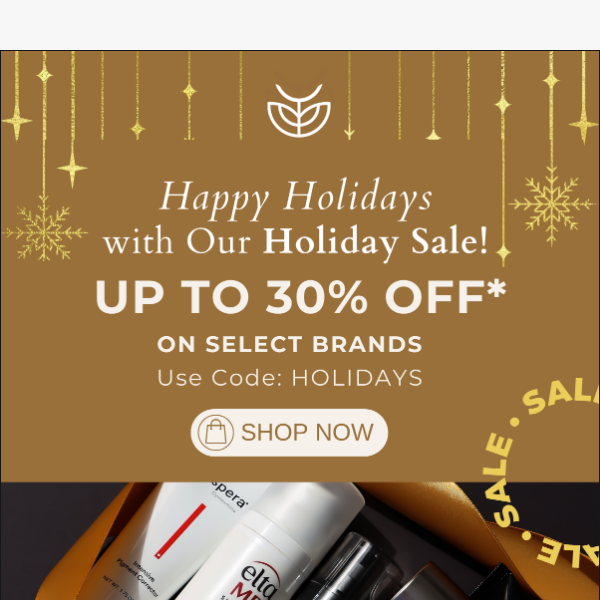 Special Holiday Savings - Up to 30% Off! 🎁