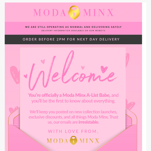 Welcome To Moda Minx VIP 💖