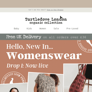 NEW IN: The first drop of our Womenswear Collection is LIVE!