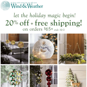 A Little Elf Told Us You Can Get 20% Off + FREE SHIPPING! 🎄🎁