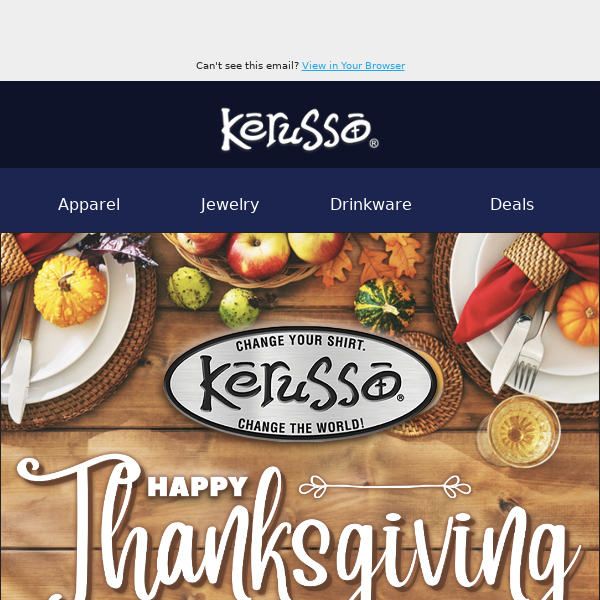 Happy Thanksgiving from Kerusso