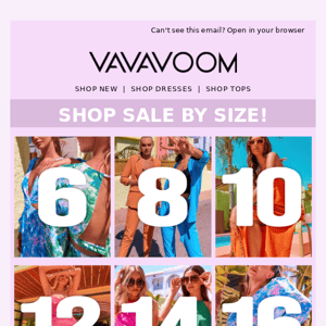 Shop Sale by Size!  ✨