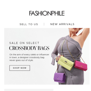 SALE on Select Crossbody Bags!