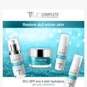 Rescue dry winter skin now