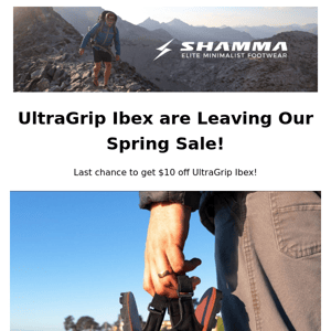 Ibex leaving our Spring Sale!