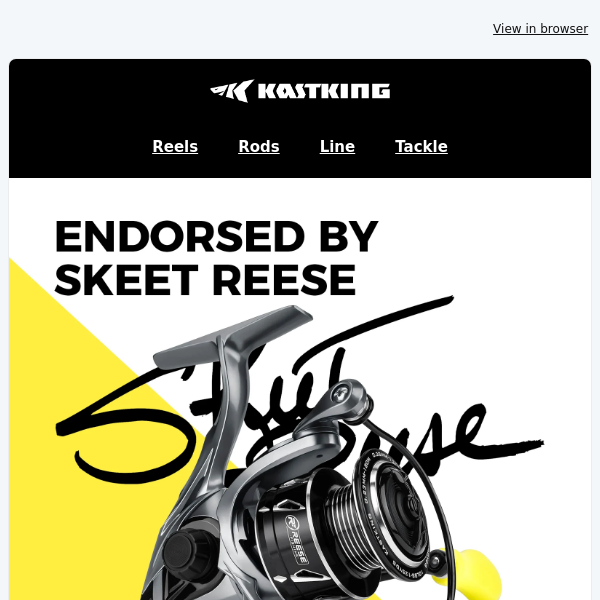 KastKing Releases New Skeet Reese ICON Reels