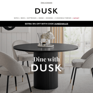 DUSK.com, come dine with us 🍽️