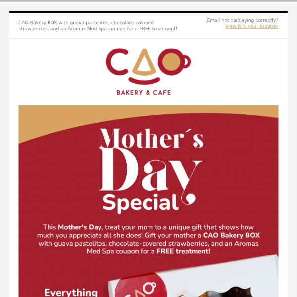 CAO Mother's Day Special!