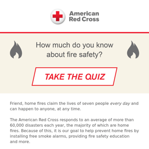 Is your home safe from fire? Take our quiz now.