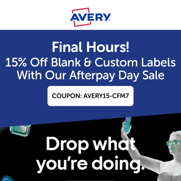 Final Hours - 15% Off Afterpay Day Sale - Shop Now